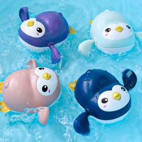 تصویر اسباب بازی حمام پنگوئن کوکی شناگر کد 555 