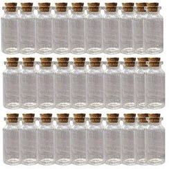 تصویر بطری دکوری شیشه گیفت بسته ۳۰ عددی 