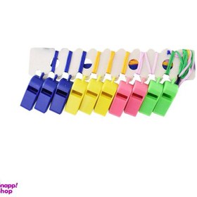 تصویر سوت مدل Referee مجموعه 10 عددی 