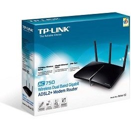 تصویر مودم روتر تی پی لینک مدل آرچر دی 7 Archer D7 AC1750 Wireless Dual Band Gigabit ADSL2+ Modem Router