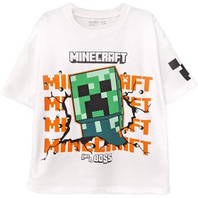 تصویر تیشرت و شلوارک طرح Minecraft پسرانه (7 تا 11 سال) کد 629967 