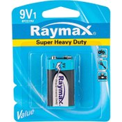 تصویر باتری کتابی Raymax Super Heavy Duty 6F22 9V Raymax Super Heavy Duty 6F22 9V Battery