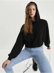 تصویر سویشرت آستین بلند راسته زنانه | ال سی وایکیکی LC Waikiki S2DT36C8 