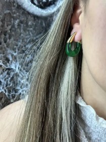 تصویر گوشواره رنگ ثابت کد 101 