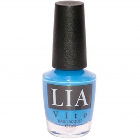 تصویر لاک تنالیته آبی لیا ویتو 88 Into The Blue Nail Polish LIA VITO NO. 088