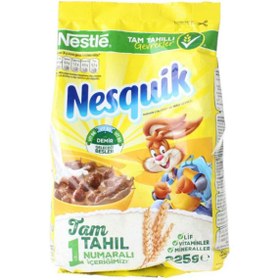 تصویر کورن فلکس شکلاتی نسکوئیک 225 گرمی Nesquik chocolate cornflakes 225 gr