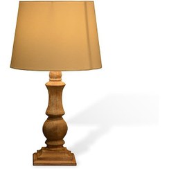 تصویر آباژور رومیزی چوبی کلاسیک W0107 