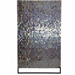 تصویر بک گراند فلزی پولکی نقره ای 