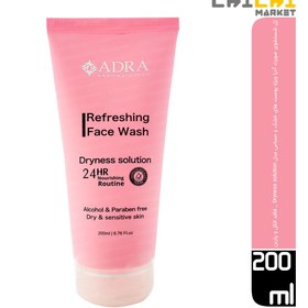 تصویر ژل شستشوی صورت آدرا مناسب پوست های خشک و حساس 200 میلی لیتر Adra Face Wash For Dry Skin 200ml