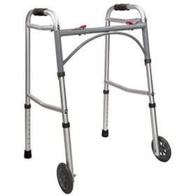 تصویر واکر تاشو چرخ دار 2-WHEEL FOLDING WALKER