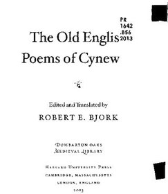 تصویر دانلود کتاب The Old English Poems of Cynewulf کتاب انگلیسی اشعار انگلیسی قدیمی Cynewulf