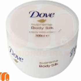 تصویر کرم مرطوب کننده بدن داو Dove مدل BODY SILK حجم 300 میل 