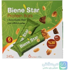 تصویر پروتئین بار شکلات نعناع- بسته ۶ عددی Mint chocolate protein bar