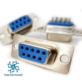 تصویر کانکتور DB9 مادگی مناسب برای پروتکل RS232 DB9 (RS 232) Female Connector