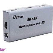 تصویر اسپلیتر HDMI چهار پورت دیتک (Dtech) مدل DT 7144 