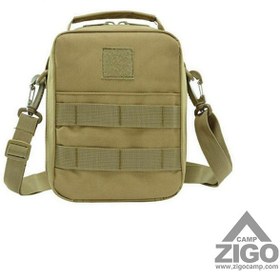 تصویر کیف کمری و دوشی بزرگ تاکتیکال ا Tactical waist bag and large douche Tactical waist bag and large douche