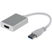 تصویر مبدل USB 3.0 به HDMI USB 3.0 To HDMI External Cable Adapter