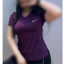 تصویر تیشرت یقه هفت بغل چاکدار کد ۲۲۰۱ سایز ۳۶ تا ۴۲ 