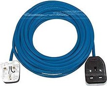 Brennenstuhl Garant 3-Way Socket Outlet Cable Reel (50 m Cable Length,  Ergonomic Handle), Cable Colour: Black