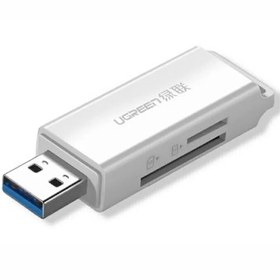 تصویر کارت‌ خوان یوگرین CM104 مدل 40753 UGREEN CM104 USB 3.0 to TF + SD Dual Card Reader