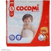 تصویر پوشک چسبی کوکومی سایز پنج 