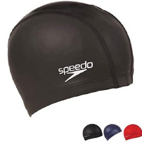 تصویر کلاه شنا پارچه ای دوختی PU اسپیدو Speedo 