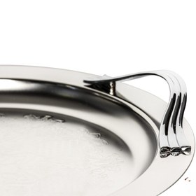 تصویر سینی استیل بیضی Perfect home مدل 1537 