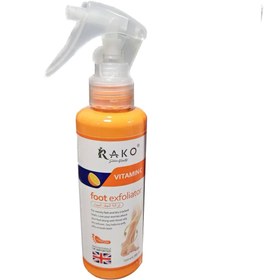 تصویر اسپری لایه بردار ترک پا راکو حجم 150 میل RAKO - کلاژن RAKO FOOT Exfoliator SPRAY 150 ml