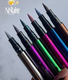 تصویر خط چشم متالیک 