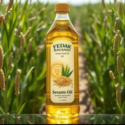 تصویر روغن ارده کنجد ایرانی فدک - 1000 میلی لیتر 