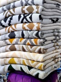 تصویر شال مبل پانچ کرم 