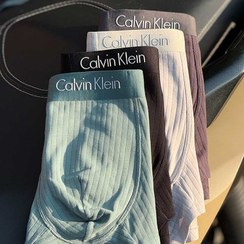 تصویر شورت نیم‌پا کبریتی مردانه Calvin Klein مدل Boxer Brief کد 026 | ۱۰۰٪ نخی و خوش‌فرم 