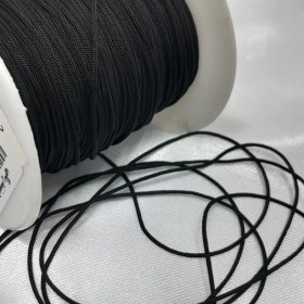 تصویر نخ دستبند | نخ تسبیح | مشکی (بسته 5 متری ) 