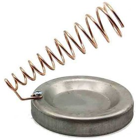 تصویر پایه هویه فلزی گرد بی رنگ فروش عمده (بسته 20 عددی) 