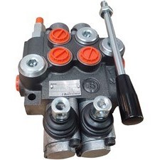 تصویر شیر کنترل هیدرولیک دستی دو دسته ۴۰ لیتر سایز ۱/۲ هیدورپک 