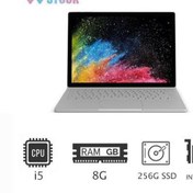 تصویر لپ تاپ مایکروسافت Surface Book 2 با پردازنده Core i5 و حافظه ۲۵۶ گیگابایت 
