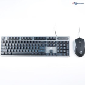 تصویر کیبورد و موس گیمینگ اچ پی مدل KM300F HP KM300F Wired Combo Gaming Keyboad And Mouse