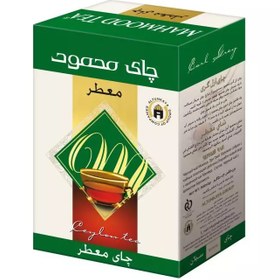 تصویر چای معطر محمود اصل 500 گرمی بسته بندی سبز مقوایی چای ارل گری Mahmood tea