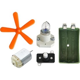 تصویر کیت کاردستی لامپ و آرمیچر مدل K-044 