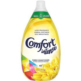 تصویر مایع نرم کننده لباس کامفورت با رایحه لیمویی Comfort Sun Burst Intense Fabric Conditioner, 900ml