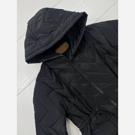 تصویر کاپشن زنانه اسرا مشکی 