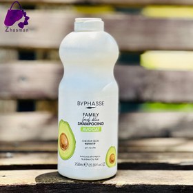 تصویر شامپو خانواده AVOCAT بایفاس مناسب موهای خشک BYPHASSE® Family Fresh Délice Shampoo Dry Hair, 750ml