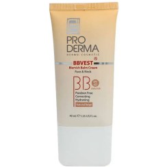 تصویر BB کرم پوست چرب و جوش دار SPF40 بژ طبیعی پرودرما Pro Derma 