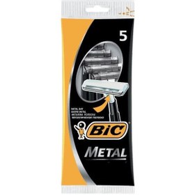 تصویر خودتراش تک تیغه متال بیک 5 عددی gillette 1-blade METAL Bic 5-digit دسته بندی: