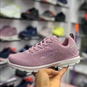 تصویر کفش اسپرت زنانه اسکچرز مدل ماساژردار رنگ طوسی و صورتی سایز ۳۷ تا ۴۰ 