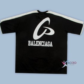 تصویر ست تیشرت و شلوارک بالنسیگا BALENCIAGA سایزبزرگ ( 8072 ) 