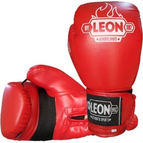 تصویر تجهیزات بوکس قرمز Boxing Leon Blade Training ، Kick و Muay Thai Glindia Red By Leon 1982 