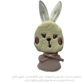 تصویر تکه دوزی طرح خرگوش 