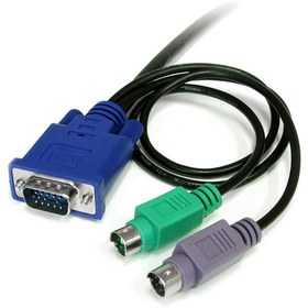 تصویر کابل ماوس و کیبورد KVM PS2 ا KVM PS2 mouse and keyboard conversion cable KVM PS2 mouse and keyboard conversion cable