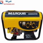 تصویر موتور برق بنزینی 5500 KVA استارتی با باطری و چرخ مدل TMGN6500E مارکوئیس 